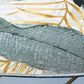 Safavieh Barbados Tropical Botanical 5"3" Round Grey and Gold Indoor/Outdoor Area Rug, , large