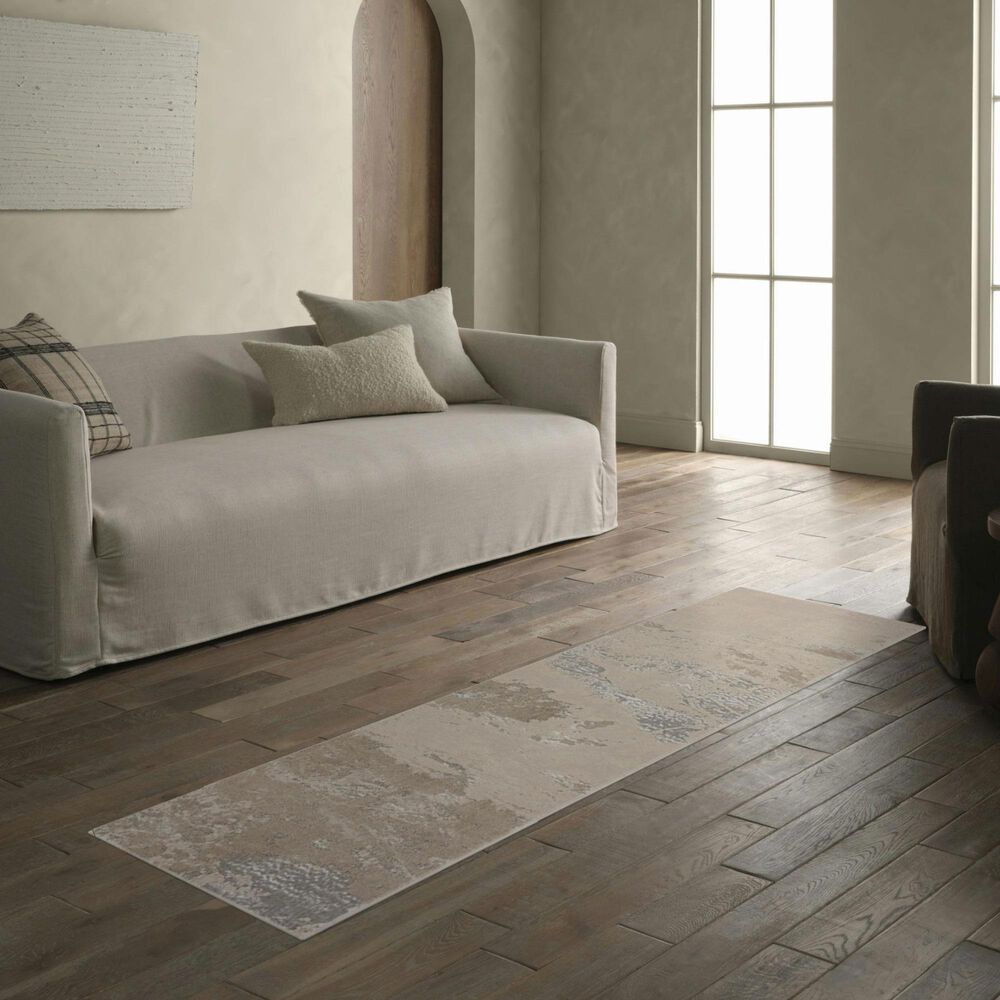 Jaipur Catalyst Fen Feather Gray and Moonbeam 2&#39;2&quot; x 8&#39; Runner, , large