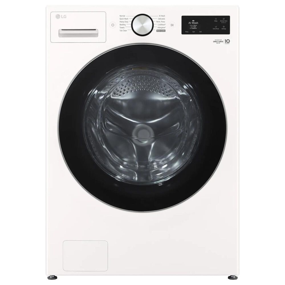 LG 5 Cu. Ft Mega Capacity Smart Front Load Washer in Alpine White, , large