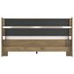 Ashley Deanlow Queen Platform Panel Bed in Honey, , large