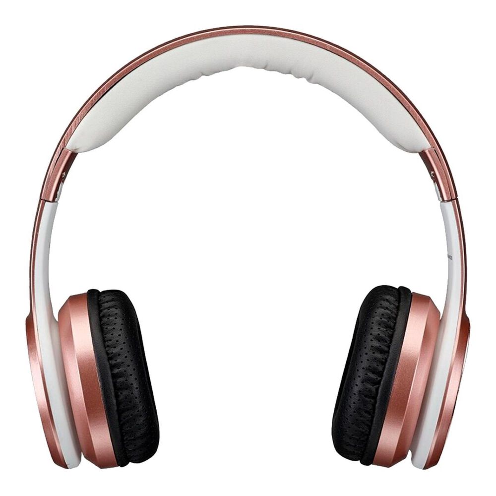 iLive Wireless Bluetooth Over the Ear Headphones in Rose Gold, , large
