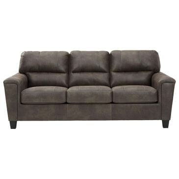 Signature Design by Ashley Navi Stationary Sofa in Smoke, , large
