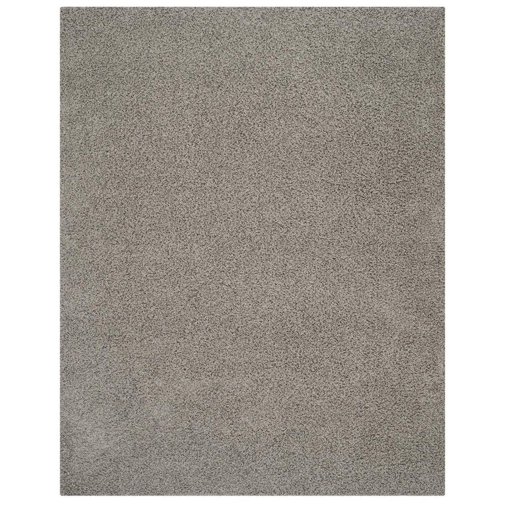 Safavieh Athens Shag SGA119F-8 8" x 10" Light Grey Area Rug, , large