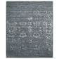 Nourison Silk Shadows 9"9" x 13"9" Blue and Stone Area Rug, , large