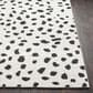 Surya Moroccan Shag Black and White 5"3" x 7"3" Area Rug, , large