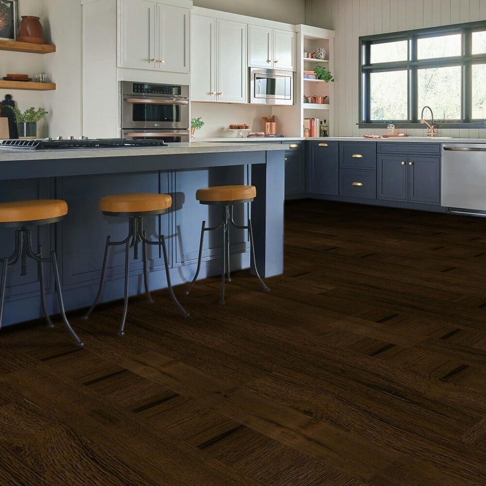 Hartco TimberBrushed Gold Deep Etched Mountain Retreat Hickory Engineered Hardwood, , large