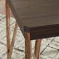 Ashley Bandyn 3-Piece Occasional Table Set in Dark Brown and Goldtone, , large