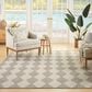 Nourison Positano Geometric Light Grey 8" x 10" Indoor/Outdoor Area Rug, , large