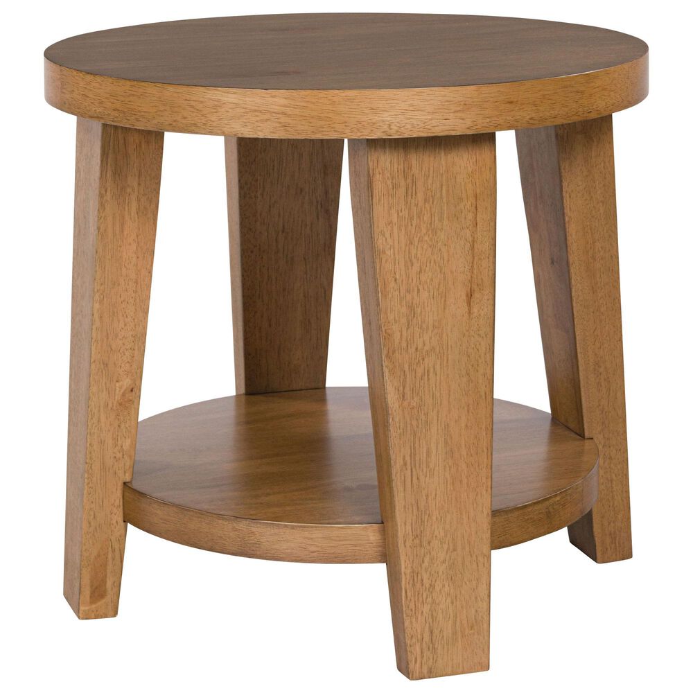 Ashley Kristiland End Table in Light Brown, , large