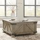 Ashley Aldwin Coffee Table with Lift Top Storage in Weathered Brown, , large
