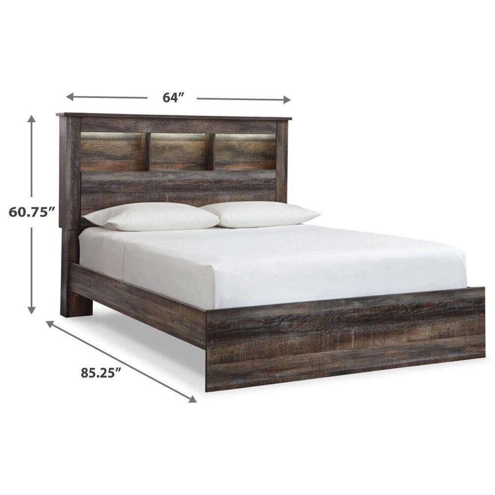 Ashley Drystan Queen Bookcase Bed in Multi, , large