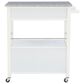 Linon Home Decor Cameron Kitchen Cart in White and Grey, , large