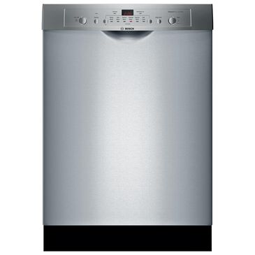 Bosch Ascenta Series 24" Recessed Handle Built-In Dishwasher in Stainless Steel, , large