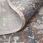 Feizy Thackery 7"10" x 9"10" Charcoal and Ivory Area Rug, , large
