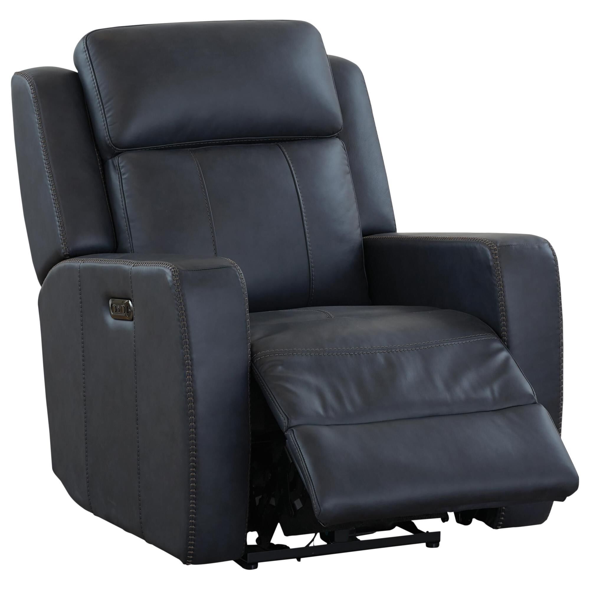 Bassett Norwood Power Recliner in Slate NFM