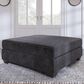 Ashley Lavernett Oversized Accent Ottoman in Charcoal, , large