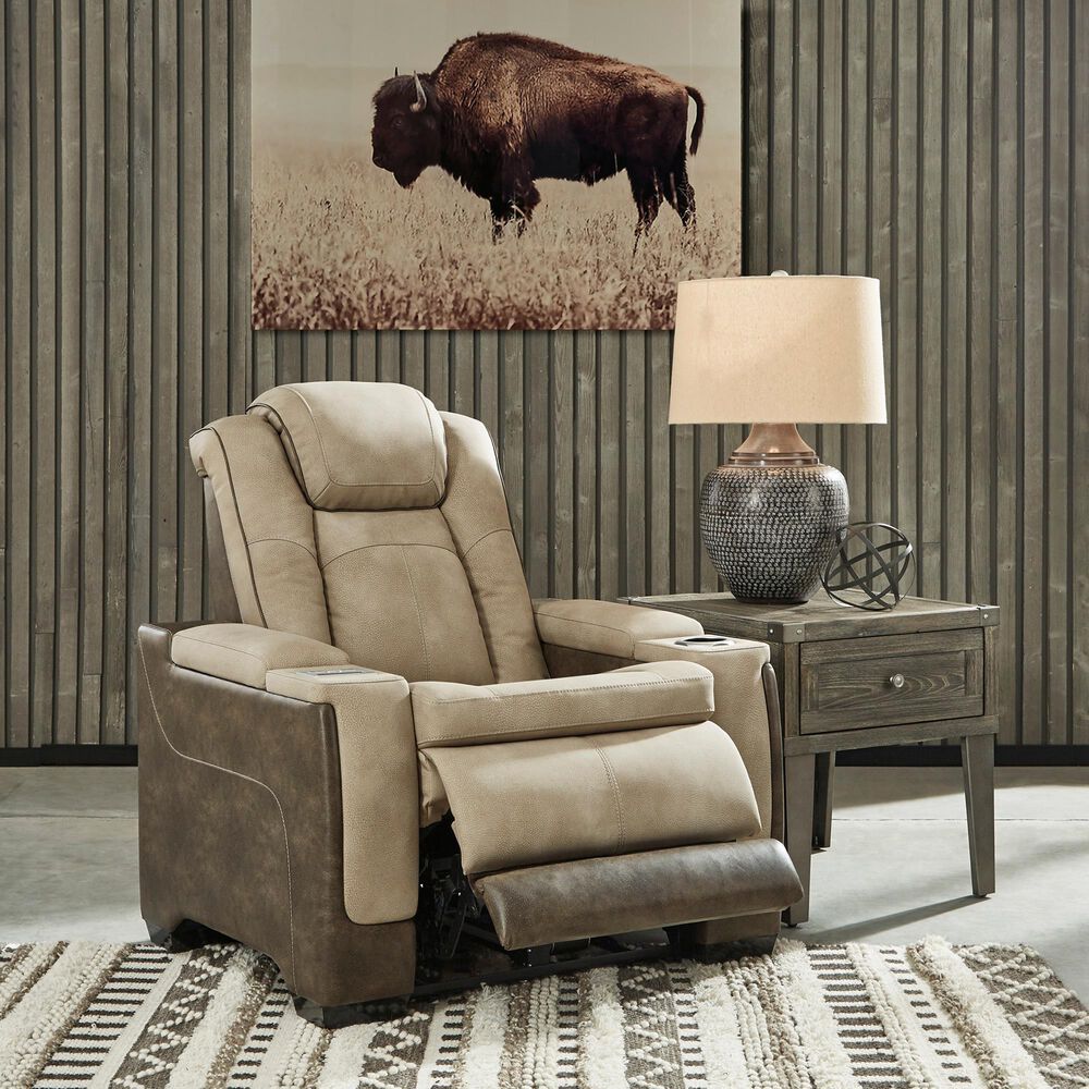Millennium Next-Gen DuraPella Power Recliner in Sand, , large