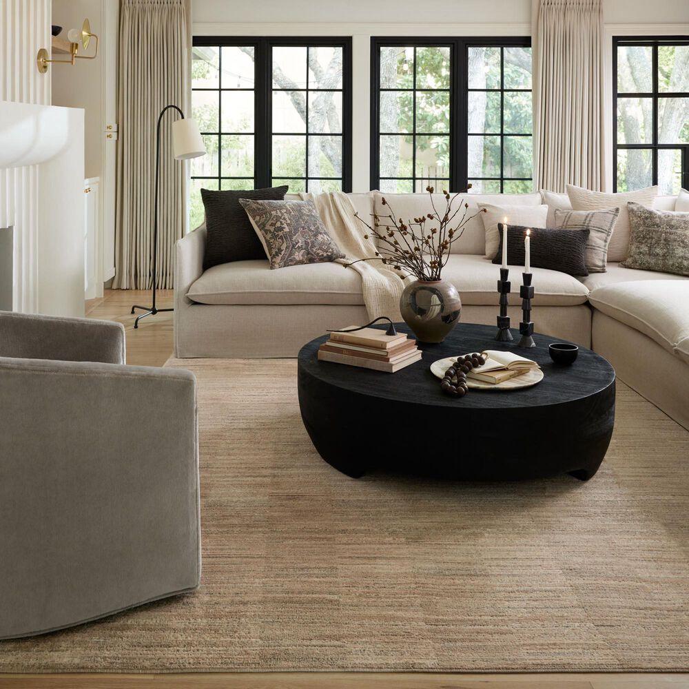 Loloi Arden 10&#39; x 14&#39; Natural and Pebble Area Rug, , large