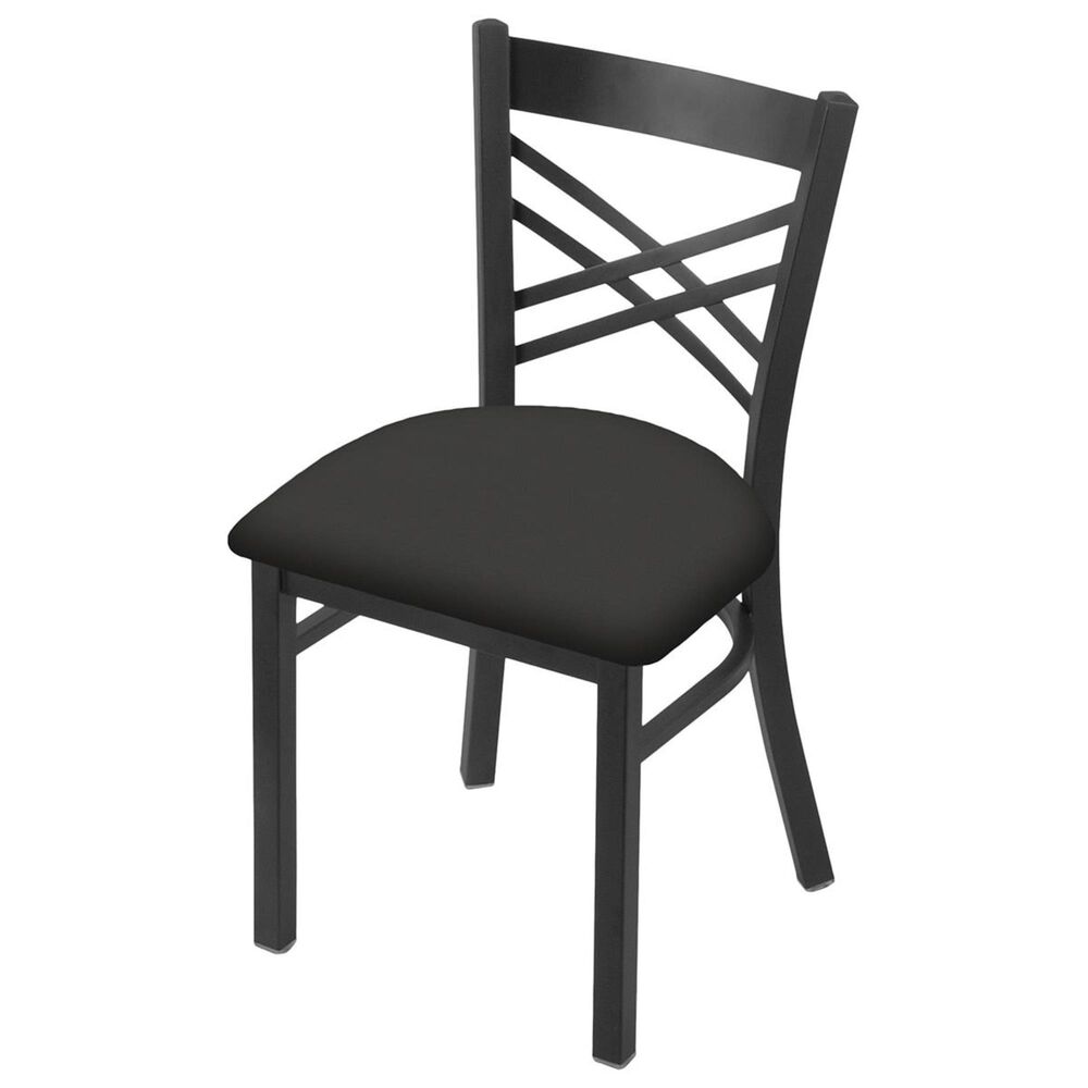 Holland Bar Stool 620 Catalina 18" Chair with Pewter and Canter Iron Seat, , large