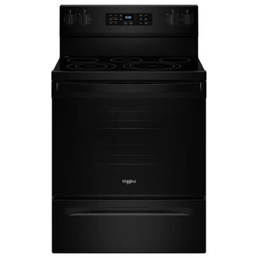 Whirlpool 5.3 Cu. Ft. Energy Star Electric Range with Air Cooking Technology in Black, , large