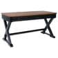 Ashley Wildenauer Home Office Desk in Rich Brown and Warm Satin Black, , large