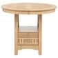 Coaster Lavon Extendable Counter Height Dining Table in Light Oak - Table Only, , large