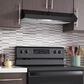 Whirlpool 30" Range Hood with Full-Width Grease Filters in Black, , large