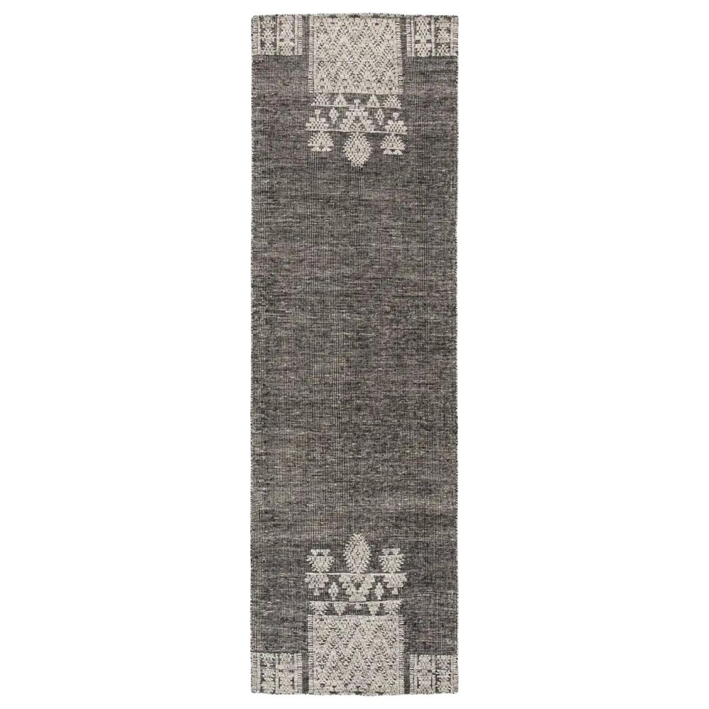 Jaipur Rize Torsby 3" x 10" Jet Black Runner, , large