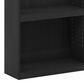 HOMLUX Enhanced Home 5-Tier Shelf Bookcase in Blackwood, , large