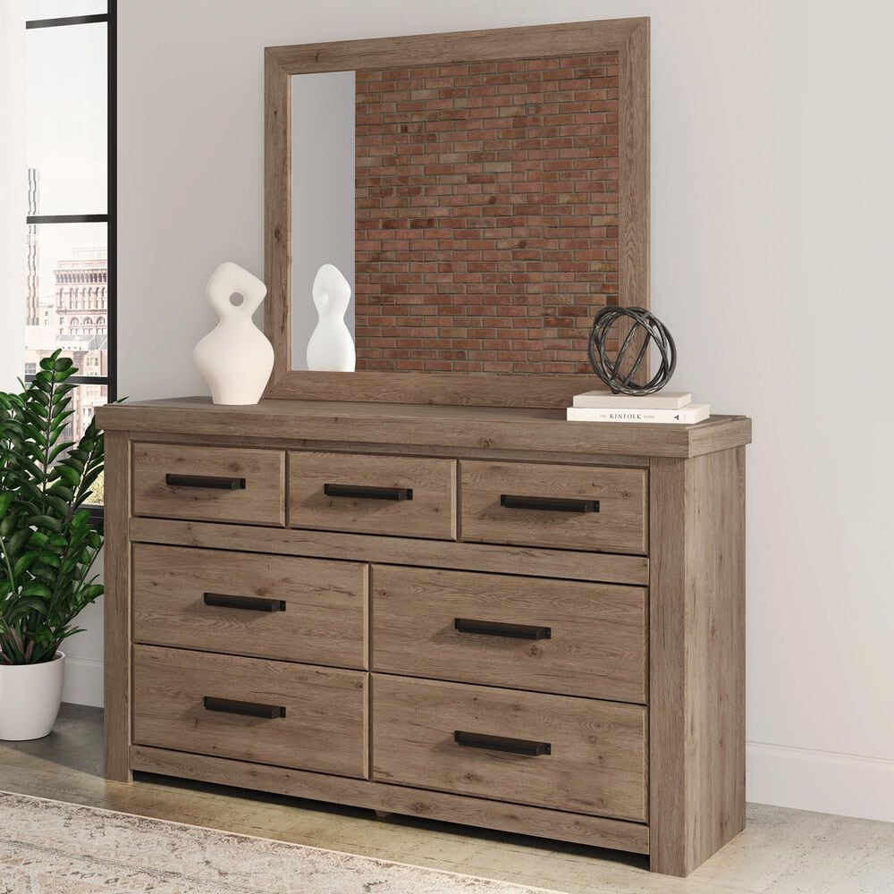 Ashley DRESSER AND MIRROR, , large