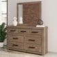 Ashley DRESSER AND MIRROR, , large
