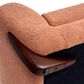 Jennifer Taylor Home Louie Alpine 36.5" Medium Sherpa Dog Sofa Bed in Spice Orange, , large