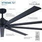 Minka-Aire Xtreme 72" Ceiling Fan in Coal, , large