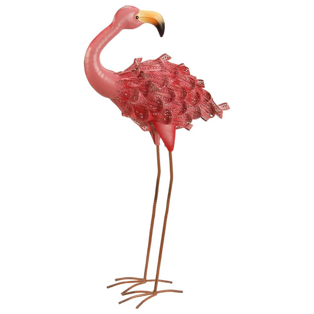 National Tree 30" Spring Decor Pink Flamingo, , large