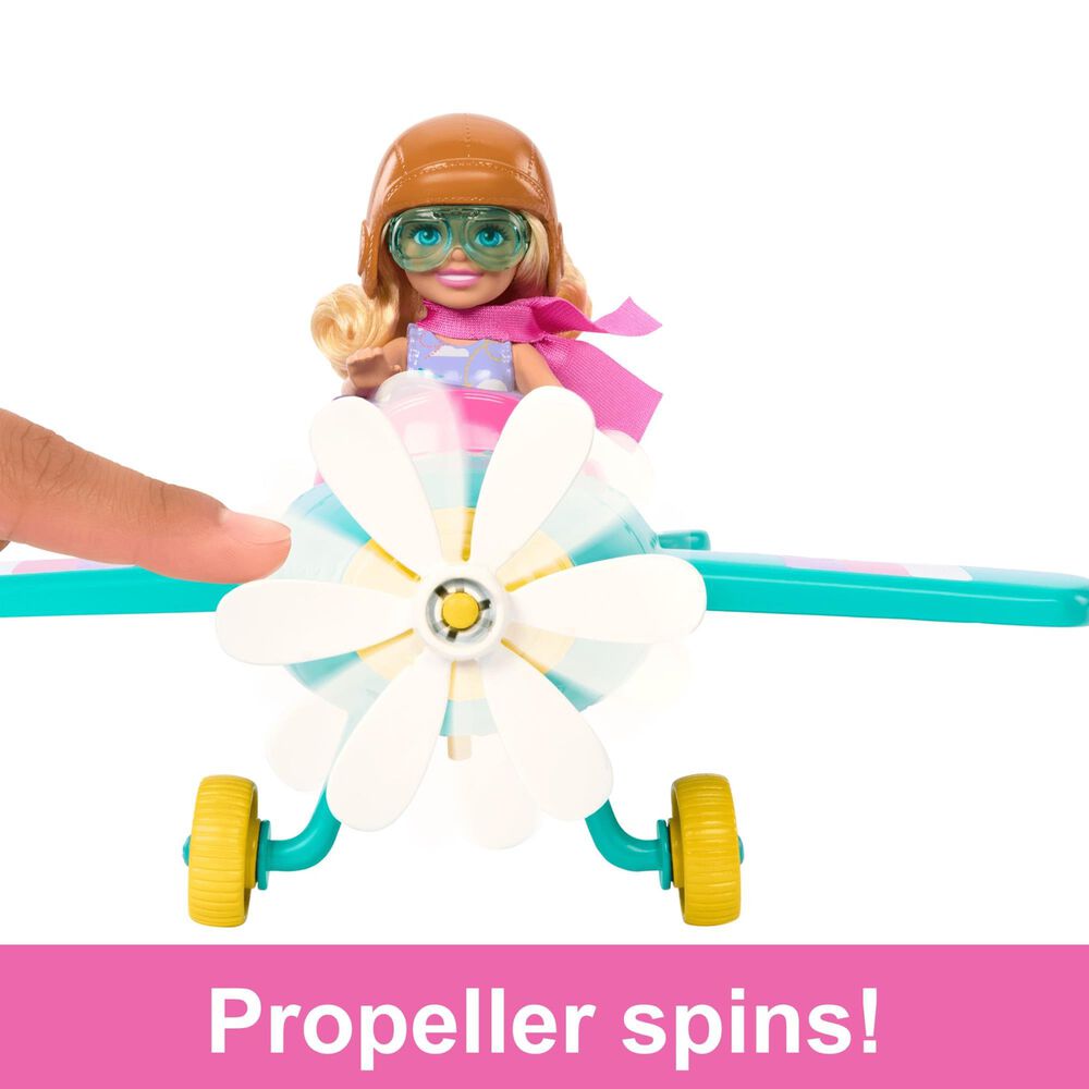 Barbie Barbie Chelsea Can Be Plane Doll and Accessories in Multicolor, , large