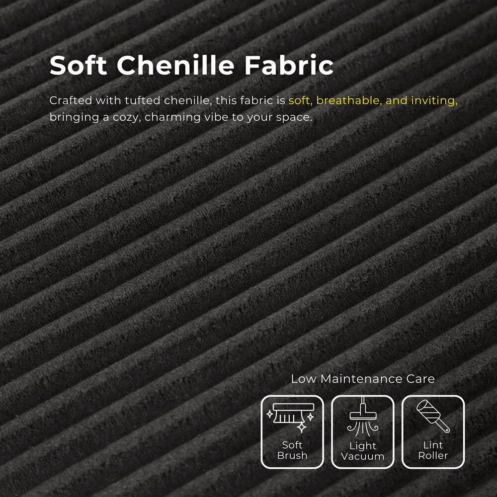 Furniture of America Facil 5-Piece Modular Track Arm Sofa Set in Dark Gray, , large