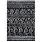Safavieh Tulum TUL267Z 8" x 10" Black and Ivory Area Rug, , large