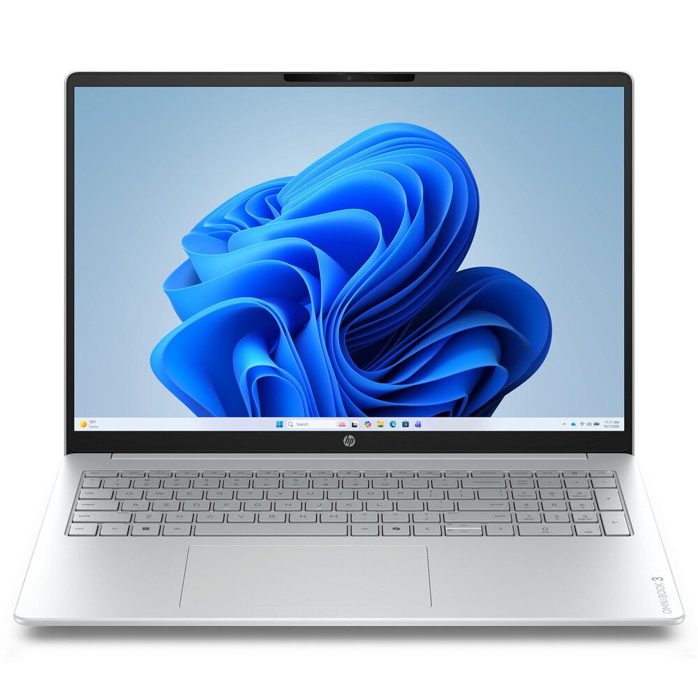HP OmniBook 3 16" Copilot+ PC Laptop | AMD Ryzen AI 5 430 - 16GB RAM - AMD Radeon 840M Graphics - 512GB SSD in Glacier Silver, , large