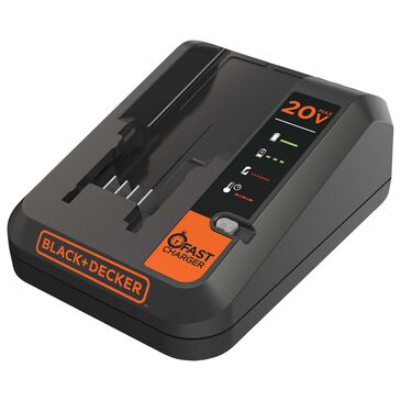 Black & Decker 20V Max 2 Amp Battery Charger in Black and Orange, , large