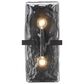 Golden Lighting Aenon 2-Light Wall Sconce in Matte Black, , large