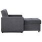 Steve Silver Convertible Sleeper Chair in Gray, , large