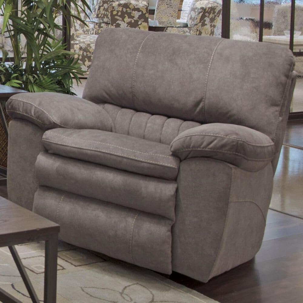 Catnapper Reyes Manual Rocker Recliner in Graphite, , large