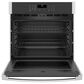 GE Appliances 2-Piece Kitchen Package with 30" Single Wall Oven and Electric Cooktop in Stainless Steel and Black, , large