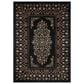 Rifle Paper Co. x Loloi Laurel Eleanor 3"11" x 5"7" Black Area Rug, , large