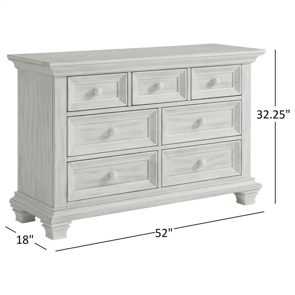 Oxford Baby Weston 2-Piece Crib and Dresser Nursery Set in Midnight Slate, , large