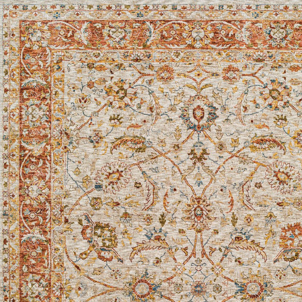 Surya Mona Lisa 10&#39; x 14&#39; Tan, Mustard, Brick Red, Burgundy, Olive, Sage and Dark Blue Area Rug, , large