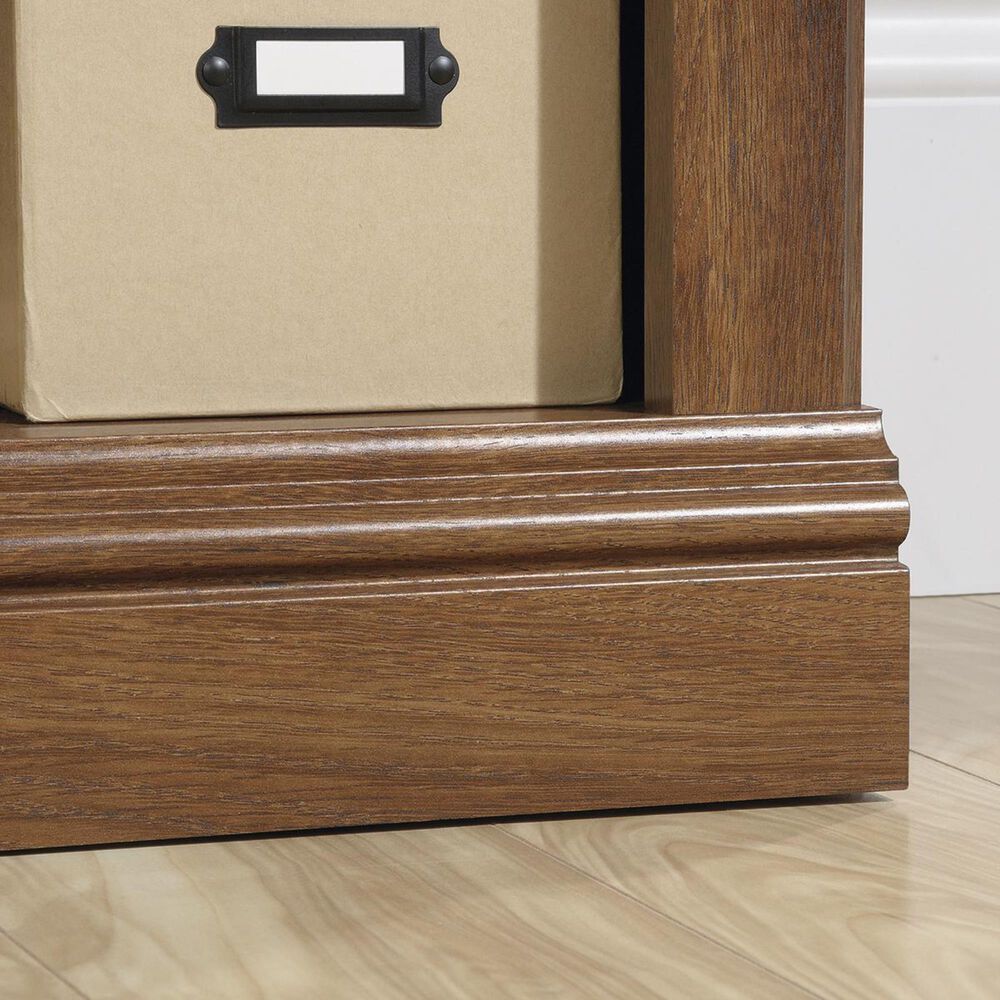 Sauder 2-Shelf Bookcase in Oiled Oak, , large