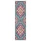 Safavieh Madison MAD119C 2"3" x 6" Blue and Fuchsia Runner, , large