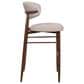 New Heritage Design Royce Bar Stool with Toast Cushion in Walnut, , large