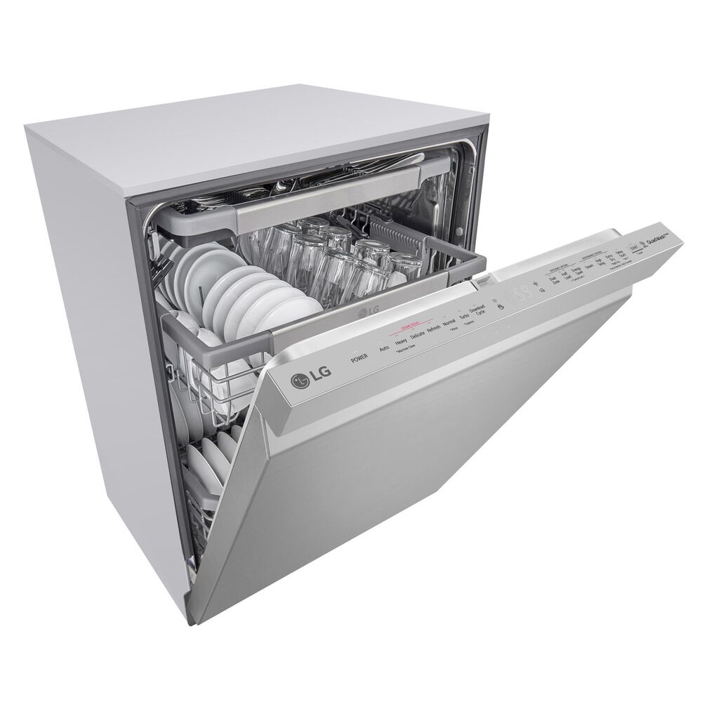 LG 2-Piece Kitchen Package with 26 Cu. Ft. InstaView Door-In-Door French Door Refrigerator and 24&quot; Smart Fully Integrated Dishwasher in Stainless Steel , , large